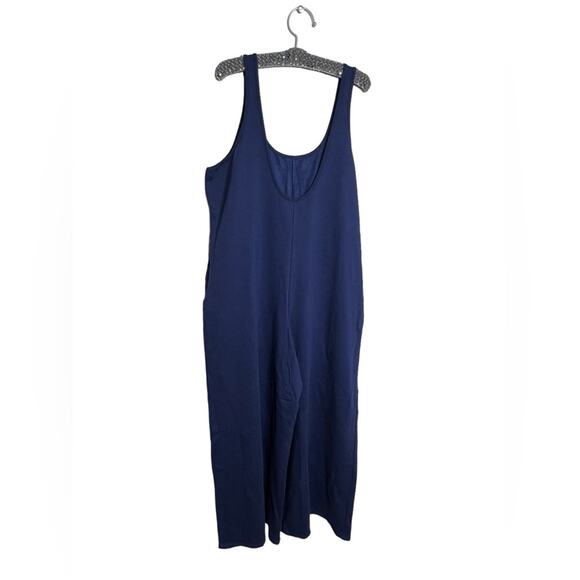 Savage X Fenty Navy Blue One Piece Sleeveless Wide Leg Jumpsuit Sz 1X - Picture 5 of 7